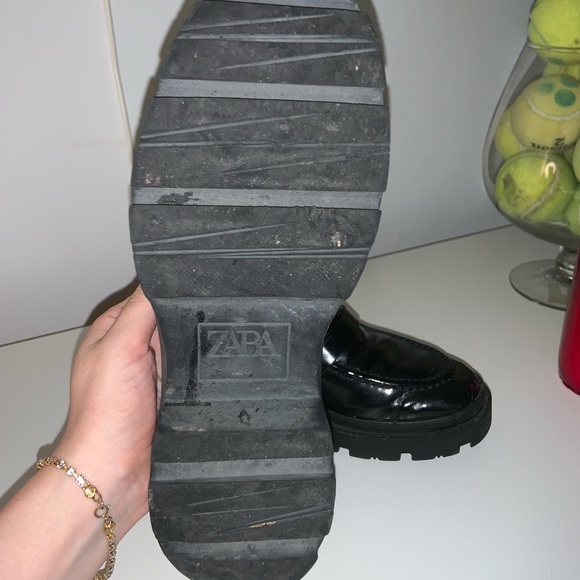 Zara chunky sole loafers - size 38 / womens 7 - Picture 3 of 3